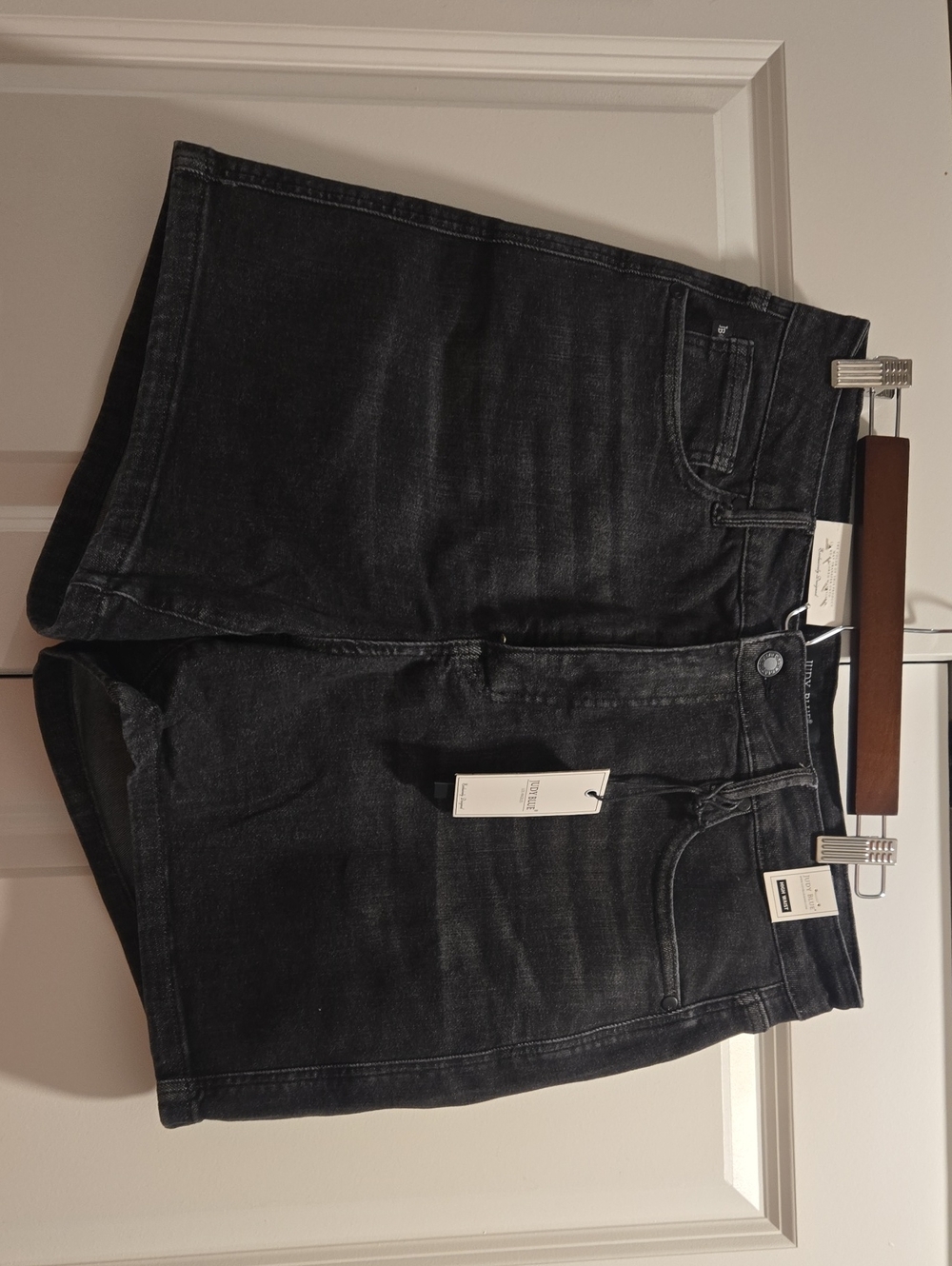 Judy Blue NWT Black Denim High-Rise Shorts 1XL